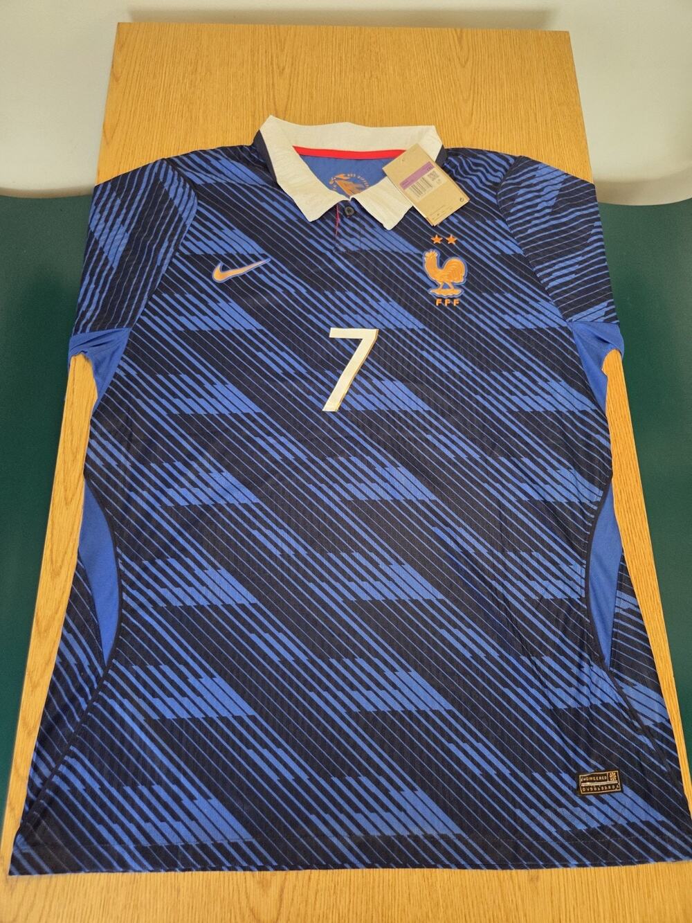 France Home 2026 World Cup Dembele Slim Fit Player Jersey Size XL New